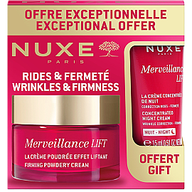 Nuxe Merveillance Lift Firming Powdery Cream 50ml & Night Cream 15 ml Hediye - Nuxe