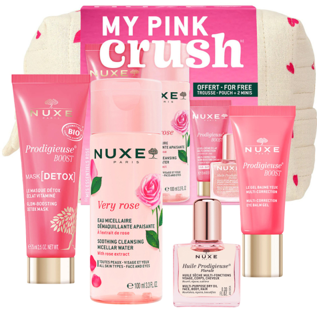 Nuxe My Pink Crush - Sehayat Bakım Seti Çantalı - 1