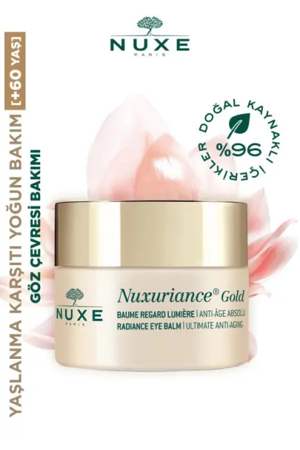 Nuxe Nuxuriance Gold Eye Balm- Anti Aging Göz Çevresi Bakım Kremi 15ml - 3