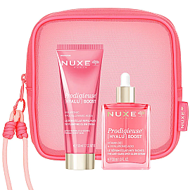 Nuxe Prodigieuse Hyalu Boost Güzellik Kiti - Pembe Şeffaf Çanta Hediyeli - 2