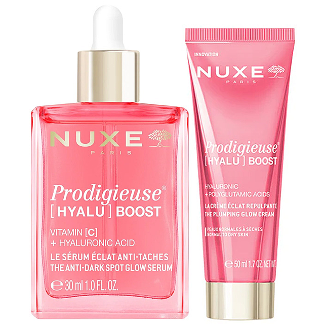 Nuxe Prodigieuse Hyalu Boost Güzellik Kiti - Pembe Şeffaf Çanta Hediyeli - 3