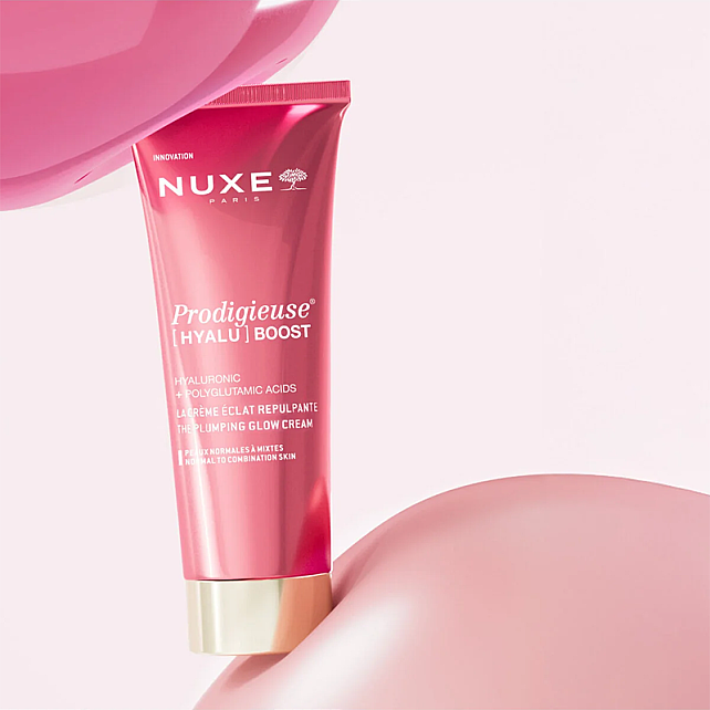 Nuxe Prodigieuse Hyalu Boost Güzellik Kiti - Pembe Şeffaf Çanta Hediyeli - 6