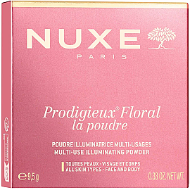 Nuxe Prodigieux Floral La Poudre - Çok Amaçlı Aydınlatıcı Pembe Pudra 9,5g - 3