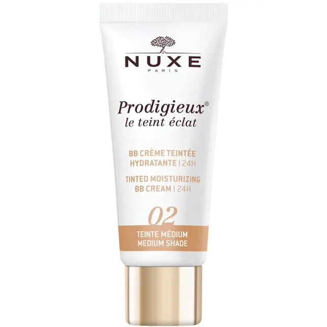 Nuxe Prodigieux Tinted Moisturizing BB Cream - Renkli Nemlendirici No-02 Medium Shade 30ml - 1