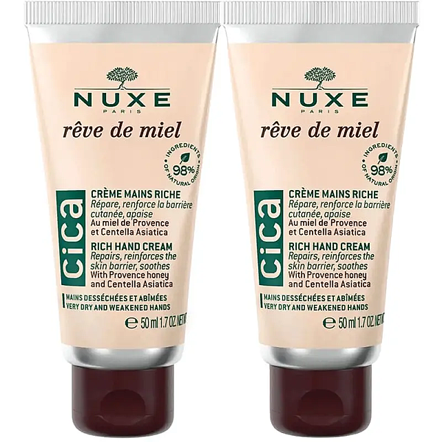 Nuxe Reve De Miel Cica Hand Cream - El Kremi 2x50ml - 1