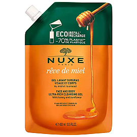 Nuxe Reve de Miel Face and Body Ultra Rich Cleansing Gel Refill - Temizleme Jeli 400ml - Nuxe