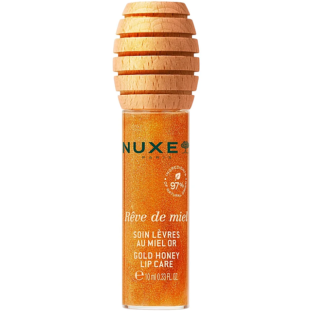 Nuxe Reve De Miel Honey Lip Gold - Nemlendirici Işıltılı Dudak Balı 10ml - 1
