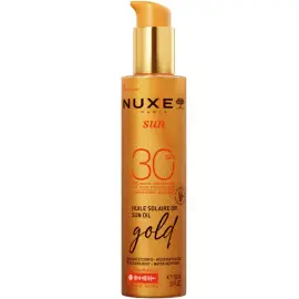 Nuxe Sun Huile Solaire Or Sun Oil Gold SPF 30+ Altın Işıltılı Bronzlaştırıcı ve Koruyucu Yağ 150ml - 1