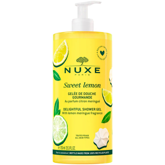 Nuxe Sweet Lemon Shower Gel - Duş Jeli 750ml - 1