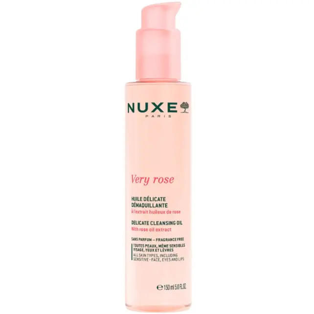 Nuxe Very Rose Delicate Cleansing Oil - Makyaj Temizleme Yağı 150ml - 1