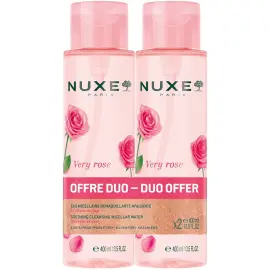 Nuxe Very Rose Soothing Cleansing Micellar Water - Yatıştırıcı Temizleyici Micellar Su 2x400ml - Nuxe