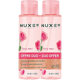 Nuxe Very Rose Soothing Cleansing Micellar Water - Yatıştırıcı Temizleyici Micellar Su 2x400ml - Nuxe