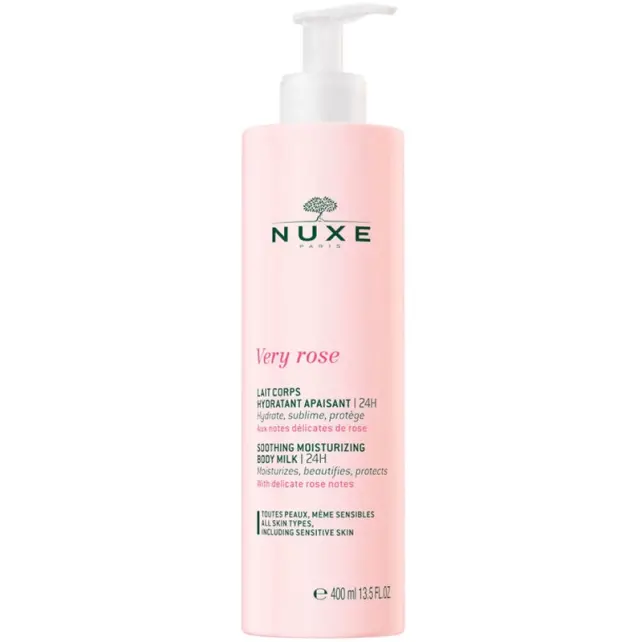 Nuxe Very Rose Soothing Moisturizing Body Milk - Nemlendirici Vücut Sütü 400 ml - 1