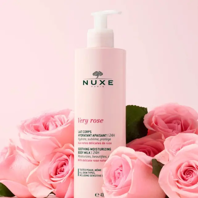 Nuxe Very Rose Soothing Moisturizing Body Milk - Nemlendirici Vücut Sütü 400 ml - 3
