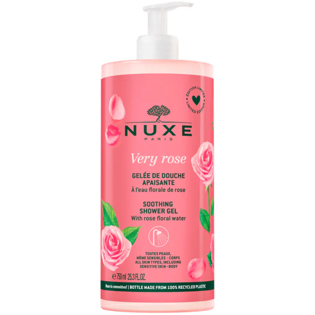 Nuxe Very Rose Soothing Shower Gel - Duş Jeli 750ml - 1