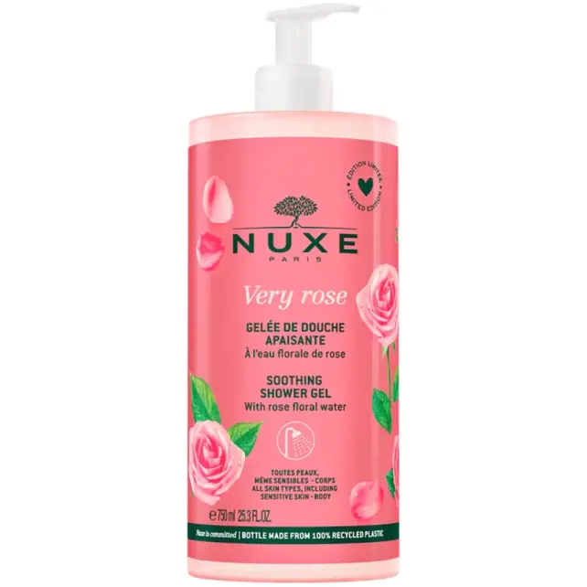 Nuxe Very Rose Soothing Shower Gel - Duş Jeli 750ml - 1