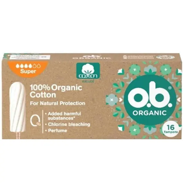 O.B Organic Coton Super - Tampon 16 Adet - 1