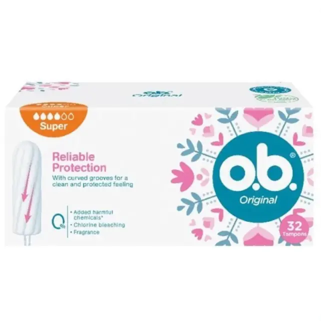 O.B Reliable Protection Super - Tampon 32 Adet - 1