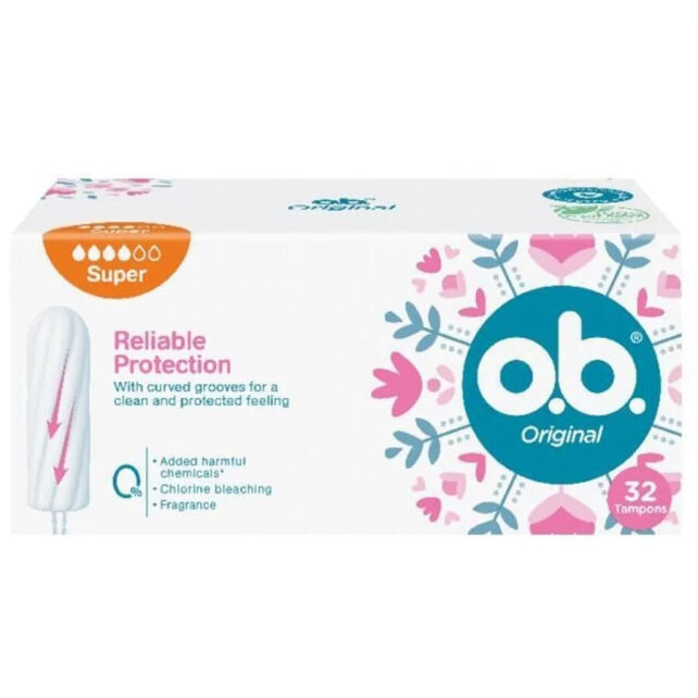 O.B Reliable Protecton Super - Tampon 32 Adet - 1