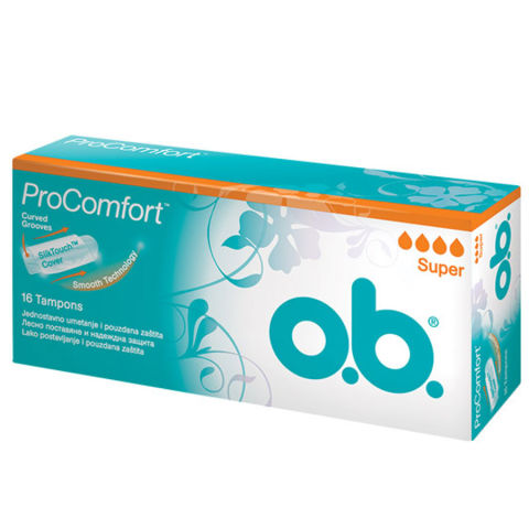 O.B Procomfort Tampon Süper 16 Adet O.B Procomfort Tampon Süper 16 Adet