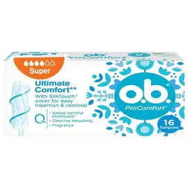 O.B Ultimate Comfort Super - Tampon 16 Adet - O.B.