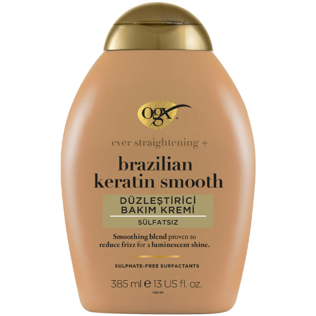 Ogx Brazilian & Keratin Smooth Conditioner - Düzleştirici Etkili Bakım Kremi 385ml - 1