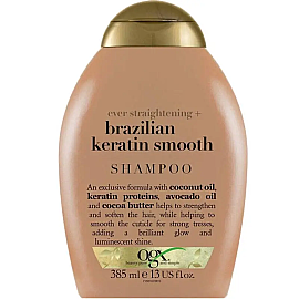 Ogx Brazilian & Keratin Smooth Shampoo - Düzleştirici Etkili Bakım Şampuanı 385ml - Ogx