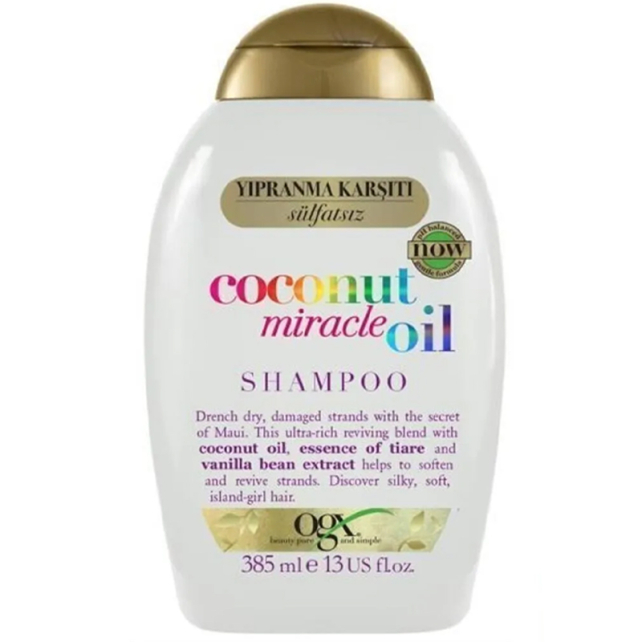 Ogx Coconut Miracle Oil Shampoo - Saç Bakım Şampuanı 385ml - 1