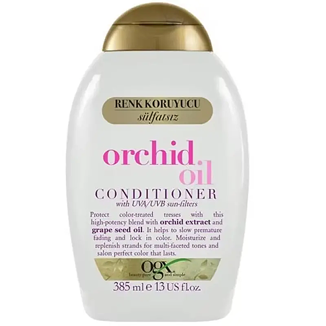 Ogx Orchid Oil Conditioner - Boyalı Saçlar İçin Bakım Kremi 385ml - 1