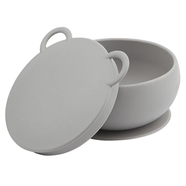 OiOi Kapaklı Kase - Powder Grey - 1