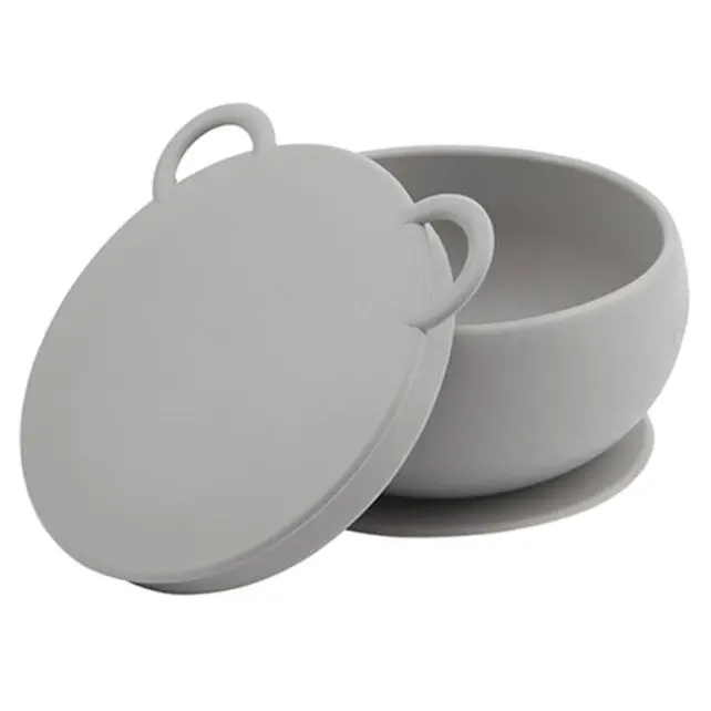 OiOi Kapaklı Kase - Powder Grey - 1