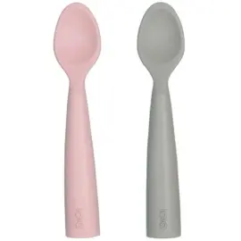 OiOi Nam Nam Mama Kaşığı Pink - Grey 2'li - OiOi