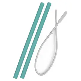OiOi Silikon Pipet 2'li Aqua Green & Temizleme Fırçası - OİOİ