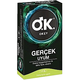 Okey Gerçek Uyum Prezervatif 10 Adet - Okey