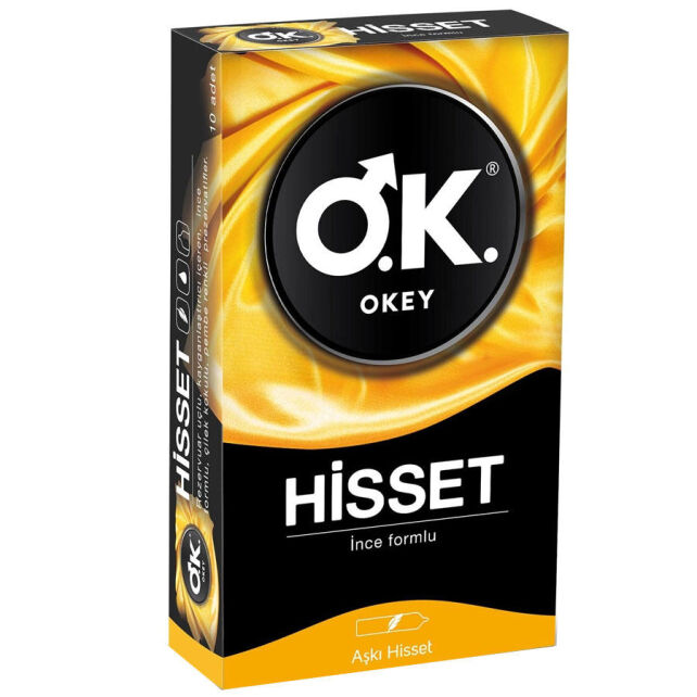 Okey Hisset Prezervatif 10'lu Okey Hisset Prezervatif 10'lu