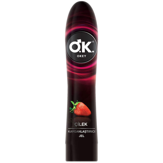 Okey Kayganlaştırıcı Jel Çilek 100ml Okey Kayganlaştırıcı Jel Çilek 100ml