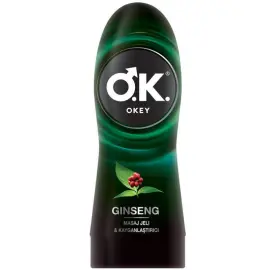 Okey Kayganlaştırıcı Masaj Jeli & Kayganlaştırıcı Gingseng Özlü 200ml - Okey