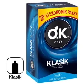 Okey Klasik Prezervatif Ekonomik 20'li - Okey