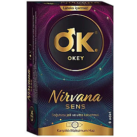 Okey Nirvana Sens Prezervatif 8 Adet - Okey