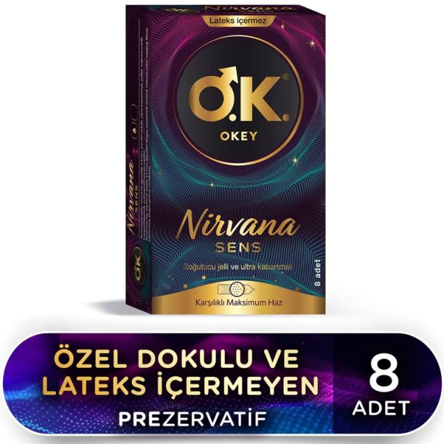 Okey Nirvana Sens Prezervatif 8 Adet - 2