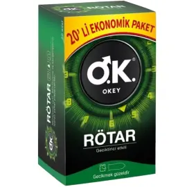 Okey Rötar Max Prezervatif 20 Adet - 1