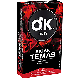 Okey Sıcak Temas Prezervatif 10'lu - Okey