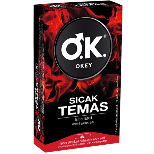 Okey Sıcak Temas Prezervatif 10'lu - 1