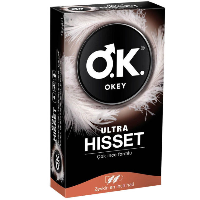 Okey Ultra Hisset Prezervatif 10'lu Okey Ultra Hisset Prezervatif 10'lu