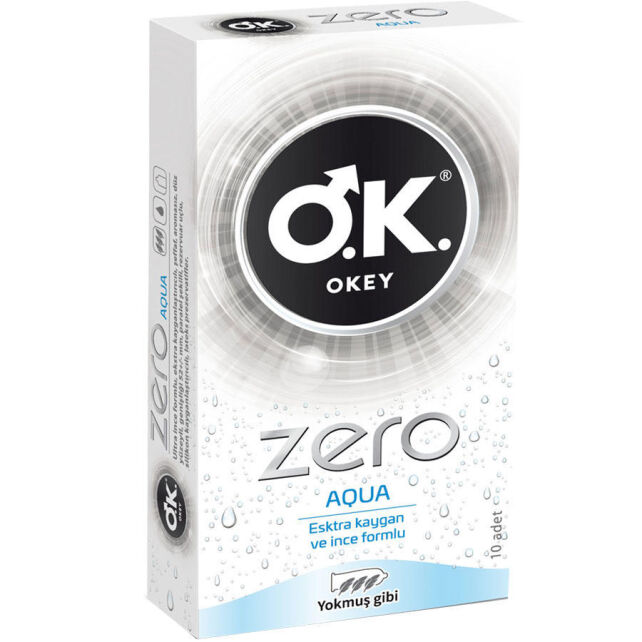Okey Zero Aqua Prezervatif 10'lu - 1