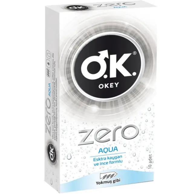 Okey Zero Aqua Prezervatif 10'lu - 1