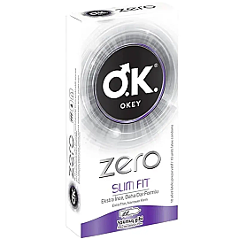 Okey Zero Slim Fit Prezervatif 10 Adet - Okey