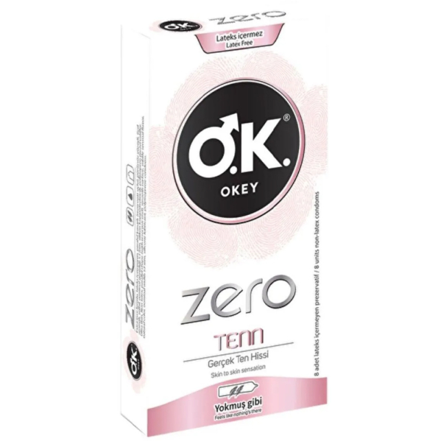 Okey Zero Tenn Prezervatif 8 Adet - 1