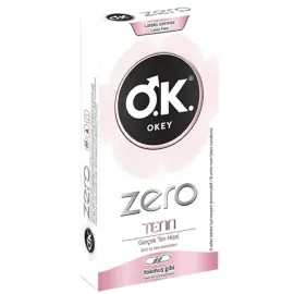 Okey Zero Tenn Prezervatif 8 Adet - Okey