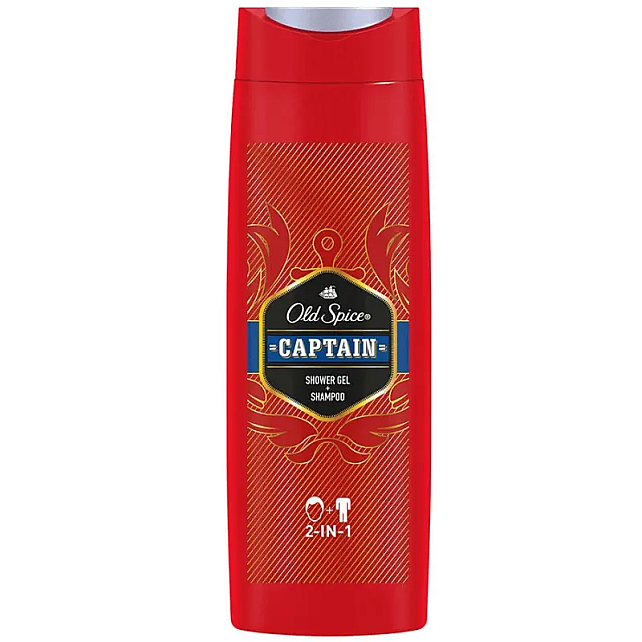 Old Spice Captain 2 In 1 Duş Jeli & Şampuan 400ml - 1